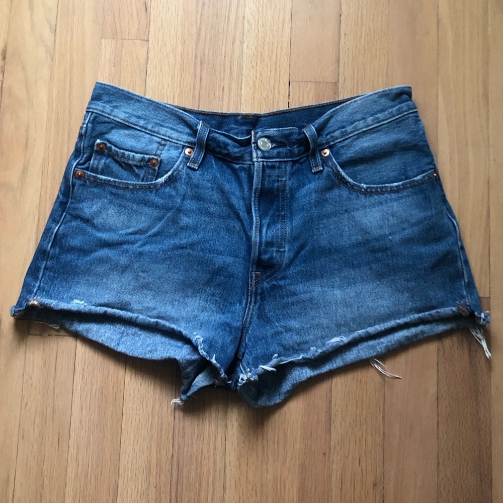Levi’s x Free People High Waist Cut-off Shorts